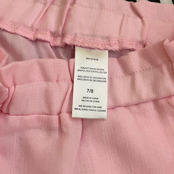 Pink Embroidered Top and Shorts Set - Picture 4 of 4